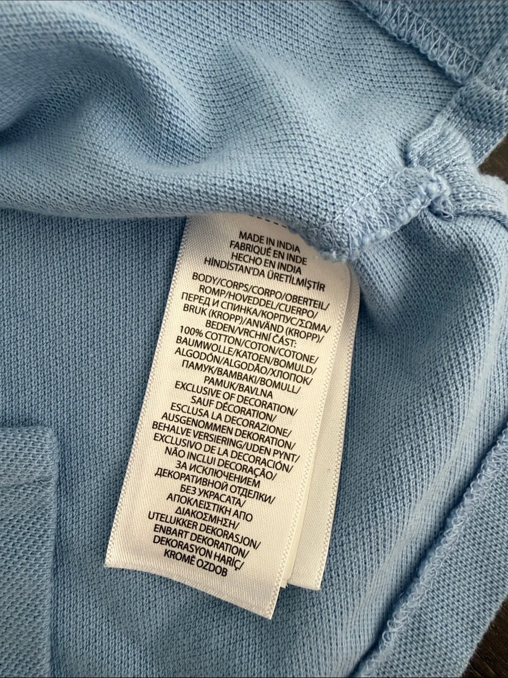 Ralph Lauren Light Blue Toddler Polo with Navy Pony